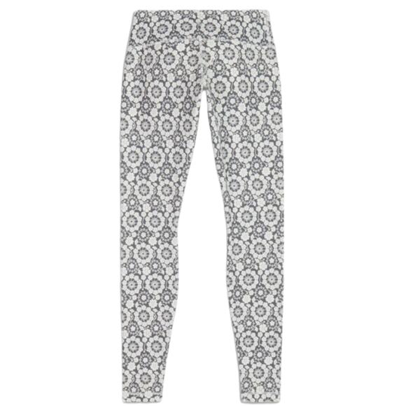 Lululemon Wunder Under Long Twiggy Printed Nimbus/Soot Light 4 Tall Inseam - Picture 3 of 9